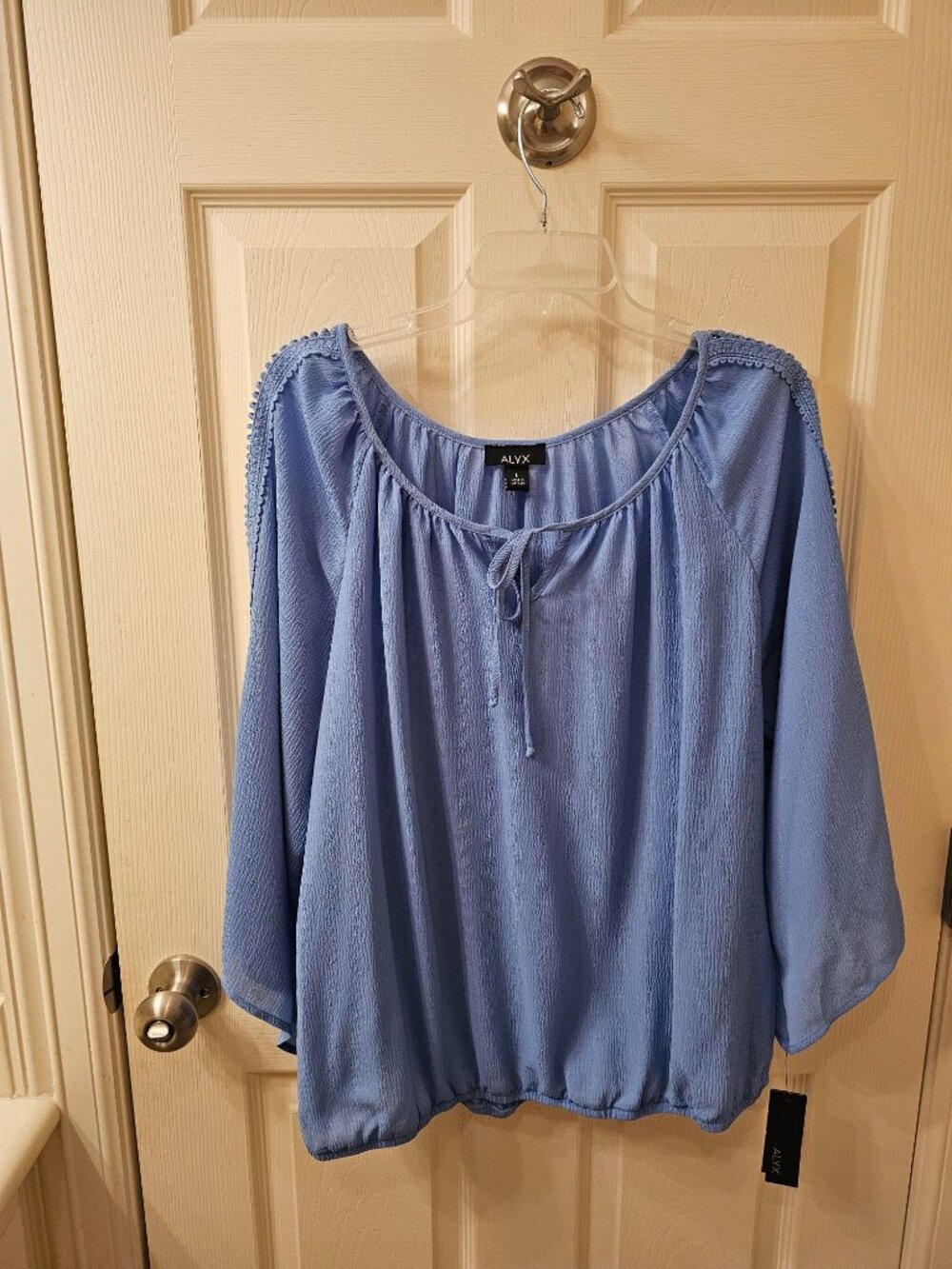 NWT Alyx Large Periwinkle Blue Blouse